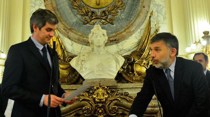 Marcos Peña y Jorge Grecco