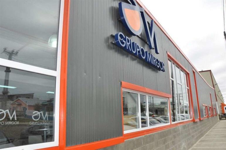 Oficina de la empresa Mirgor en Tierra del Fuego