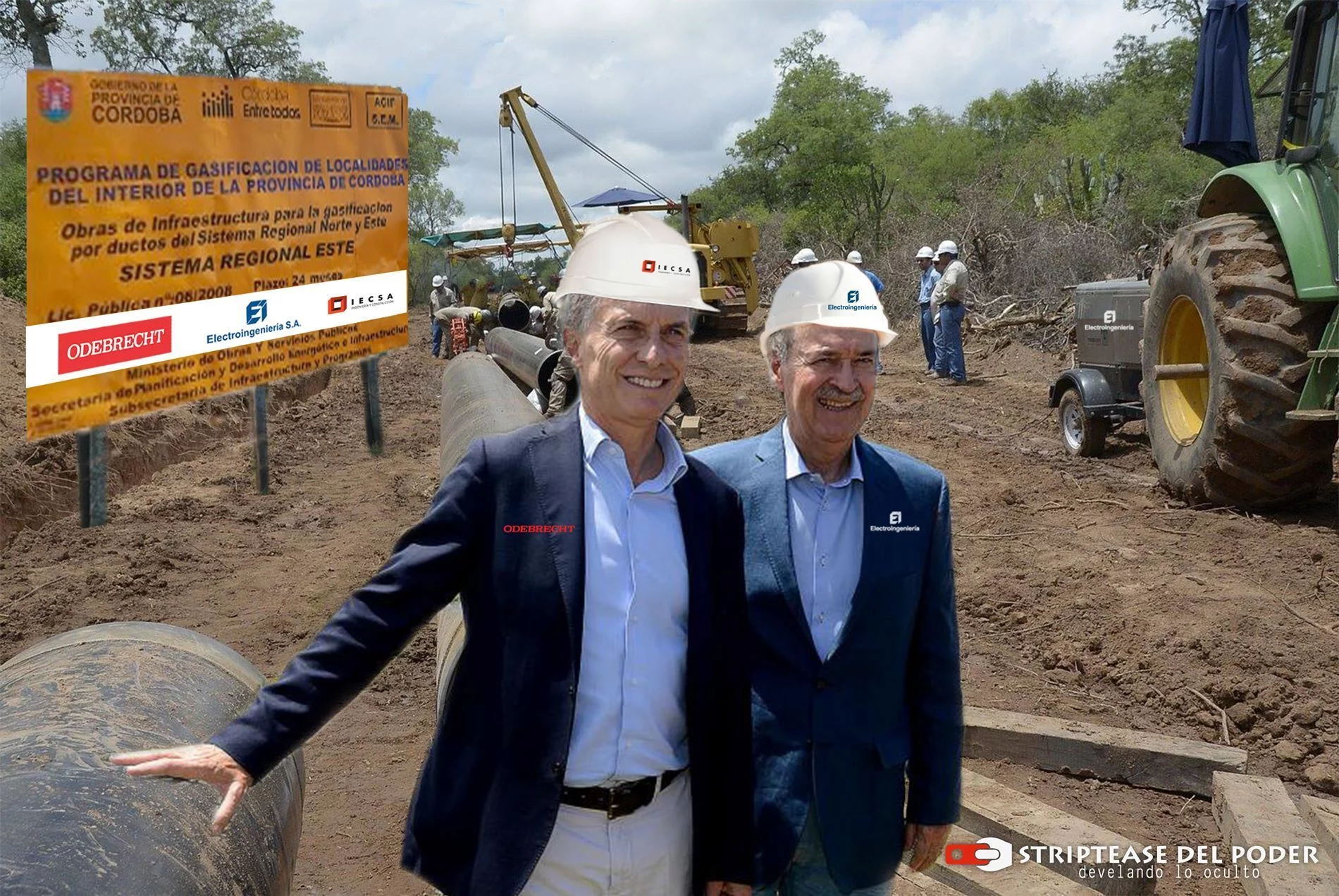 Mauricio Macri, Juan Schiaretti, José De la Sota, gasoductos troncales