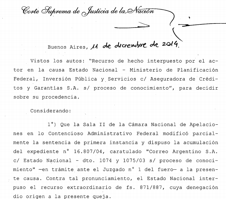 Correo Argentino, Estado aguantadero, grupo Macri
