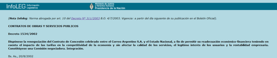 Correo Argentino, Estado aguantadero, grupo Macri