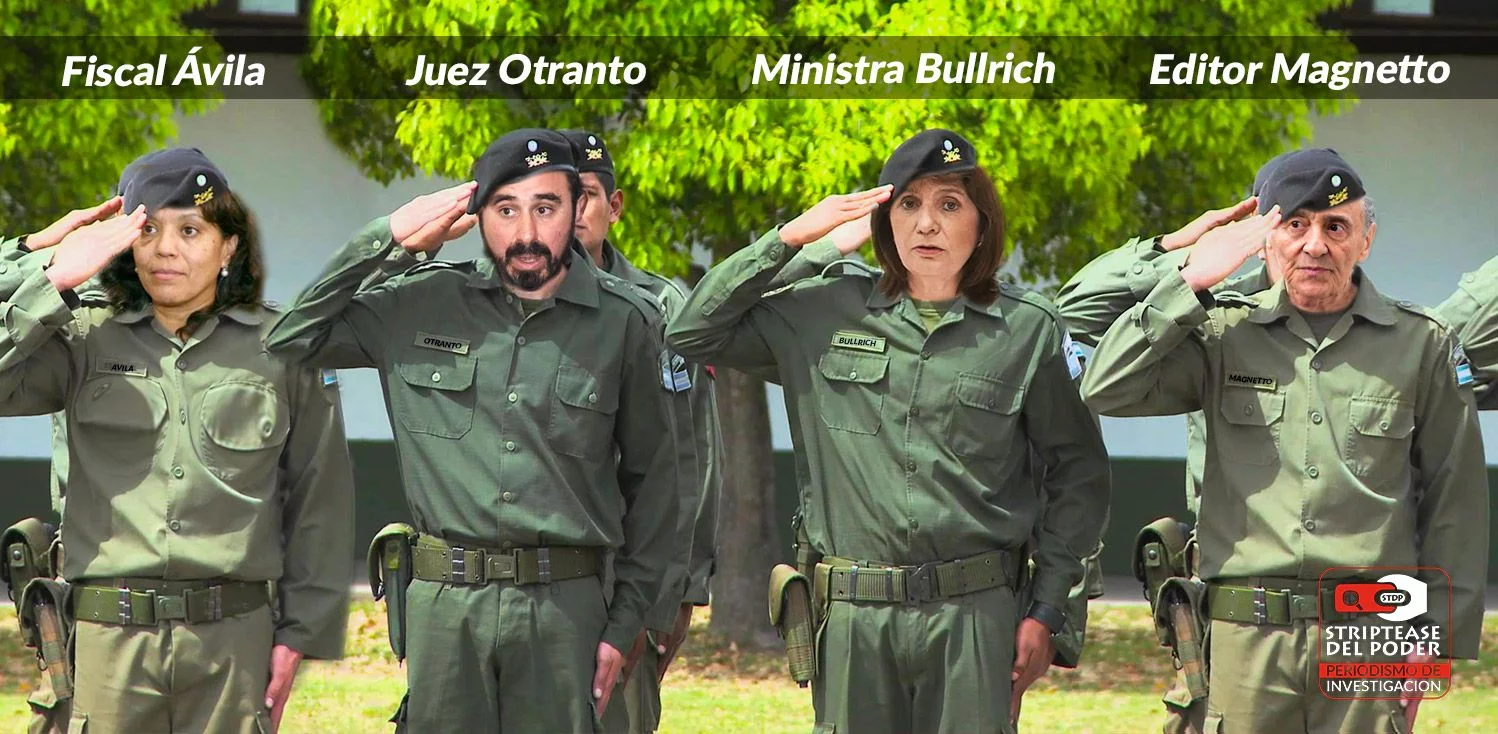 Maldonado, Otranto, Patricia Bullrich, Héctor Magnetto, Avila, Gendarmería,