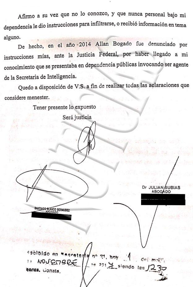 Alberto Nisman, Allán Bogado, Abril Bogado, Crsitina Fernández de Kirchner