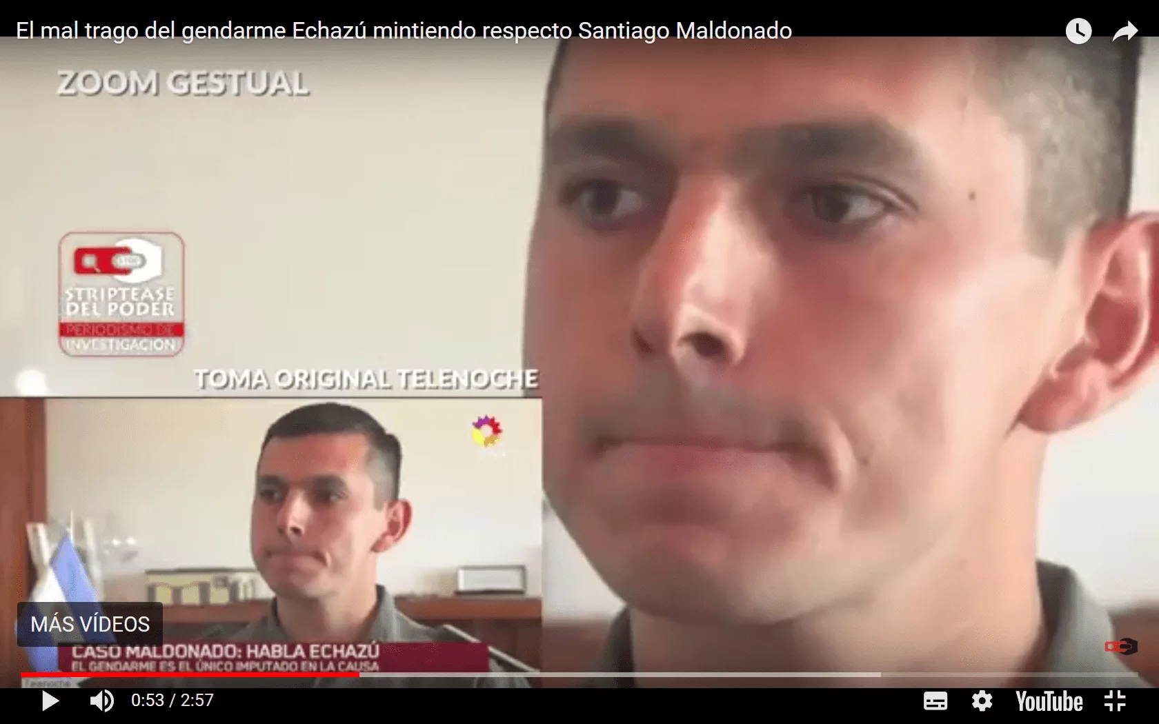 Gendarme Emmanuel Echazú