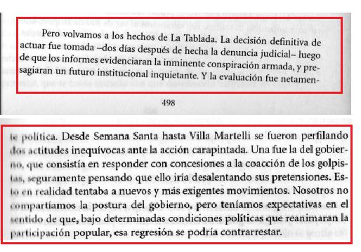 Lanata, Gorriarán Merlo, MTP, Página 12, José Alfredo Martínez de Hoz, ERP, Clarin, acopamiento del cuartel de La Tablada