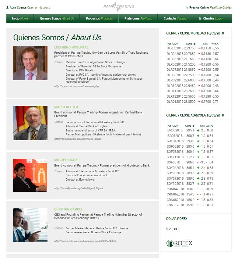 Mindlin - Lewis, y Elsztain – Soros, Toto Caputo, Axis, Clarisa Lifsic de Estol, Cambiemos, Dólar futuro