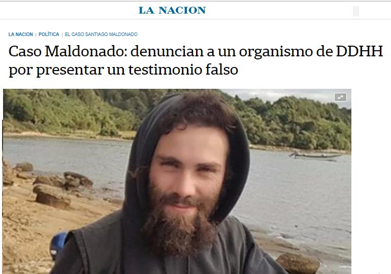 Echazú, Maldonado, Otranto, Patricia Bullrich, Héctor Magnetto, Vidal, Gendarmería, Desaparición, Macri, RAM