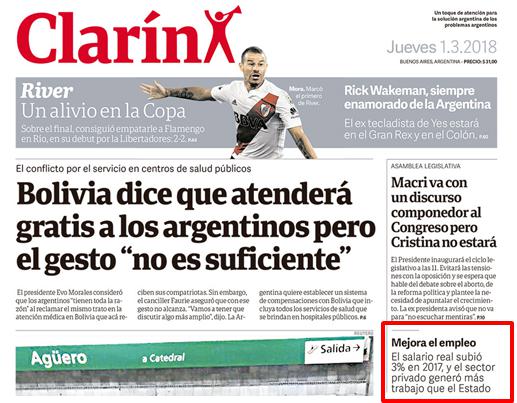 PBI, INDEC y CLARIN, Macri, Empleo, Pobreza, actividad económica