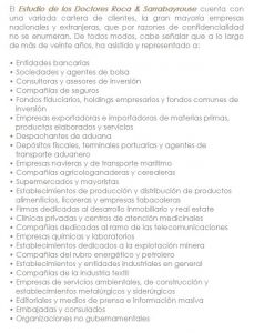 Inés Weinberg, Procuración General, estudio Roca – Sarraybourouse, Julio Roca, Mauricio Macri, Eduardo Alejandro Roca Hunter