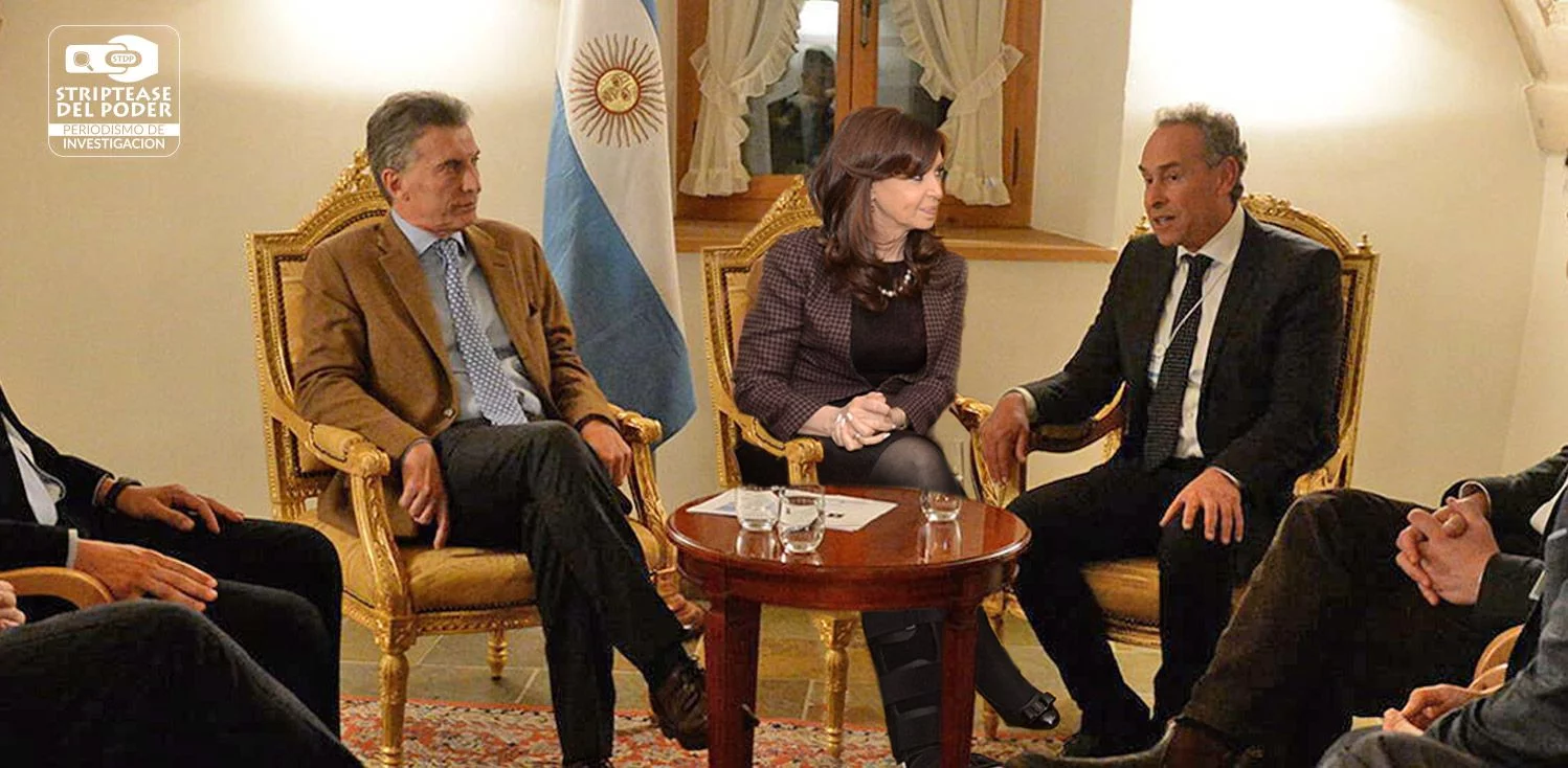 Mindlin, Carlos Menem, Joe Lewis , Fernando de La Rúa, Néstor Kirchner, Cristina Kirchner y Mauricio Macri, Cristóbal López, IECSA, Lava Jato, Cambiemos