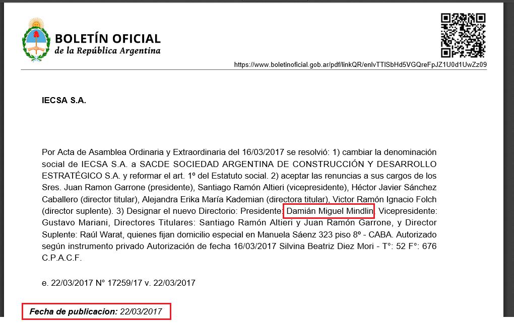Mindlin, Carlos Menem, Joe Lewis , Fernando de La Rúa, Néstor Kirchner, Cristina Kirchner y Mauricio Macri, Cristóbal López, IECSA, Lava Jato, Cambiemos