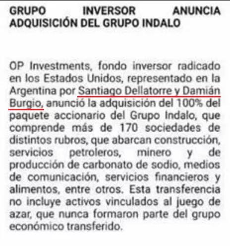 Mindlin, Carlos Menem, Joe Lewis , Fernando de La Rúa, Néstor Kirchner, Cristina Kirchner y Mauricio Macri, Cristóbal López, IECSA, Lava Jato, Cambiemos