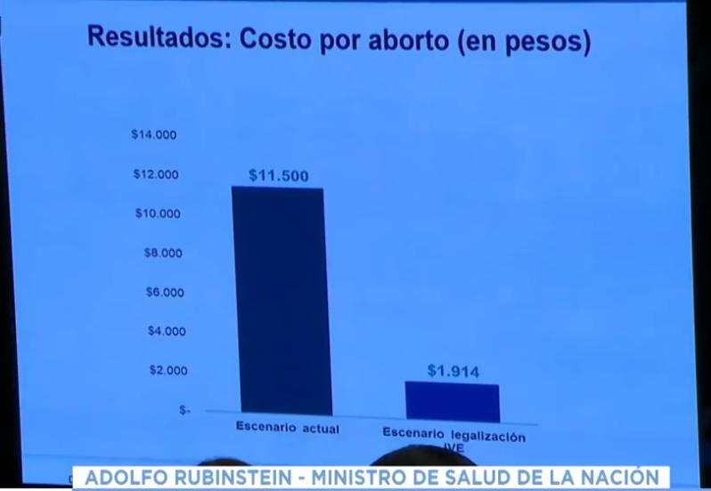 Ministro Rubinstein, Salud Publica, Presupuesto, Costo de aborto legal, Papa Francisco, Macri, Magnetto, CEO del Grupo Clarín, aborto, Iglesia Católica, EEUU, Vaticano, Senado, 8 de agosto, Ley de aborto legal, seguro y gratuito
