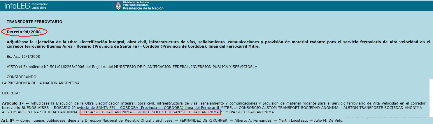 Isolux Corsán, Goycoechea, Calcaterra, Grupo Clarín, Panamá Papers, CUADERNOGATE, Stornelli y el juez Bonadio, Corrupción, Obras publicas, Sobornos, Coimas, Cuadernos, Isolux, IECSA, Macri