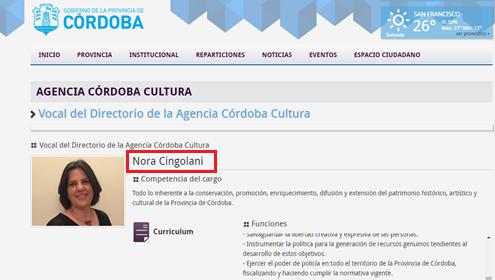Jorge “Zurdo” Montoya, José M. De la Sota, Juan Schiaretti, gobernador de Córdoba, operador, Nora Cingolani, offshore