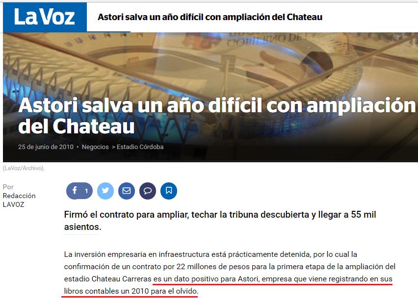 lago San Roque, Puente, Gobernador José Manuel de la Sota, Astori, Fundación Mediterránea, gobernador Juan Schiaretti, UTE, Chediack, Estadio Kempes, corrupcion, obra publica
