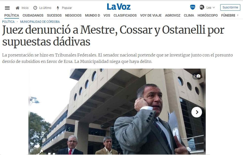 ERSA, Macri, Mestre, Cambiemos, UCR, Radical, Colectivo, transporte urbano, Sistema de Transporte, Córdoba, Subsidios, Corrupción 