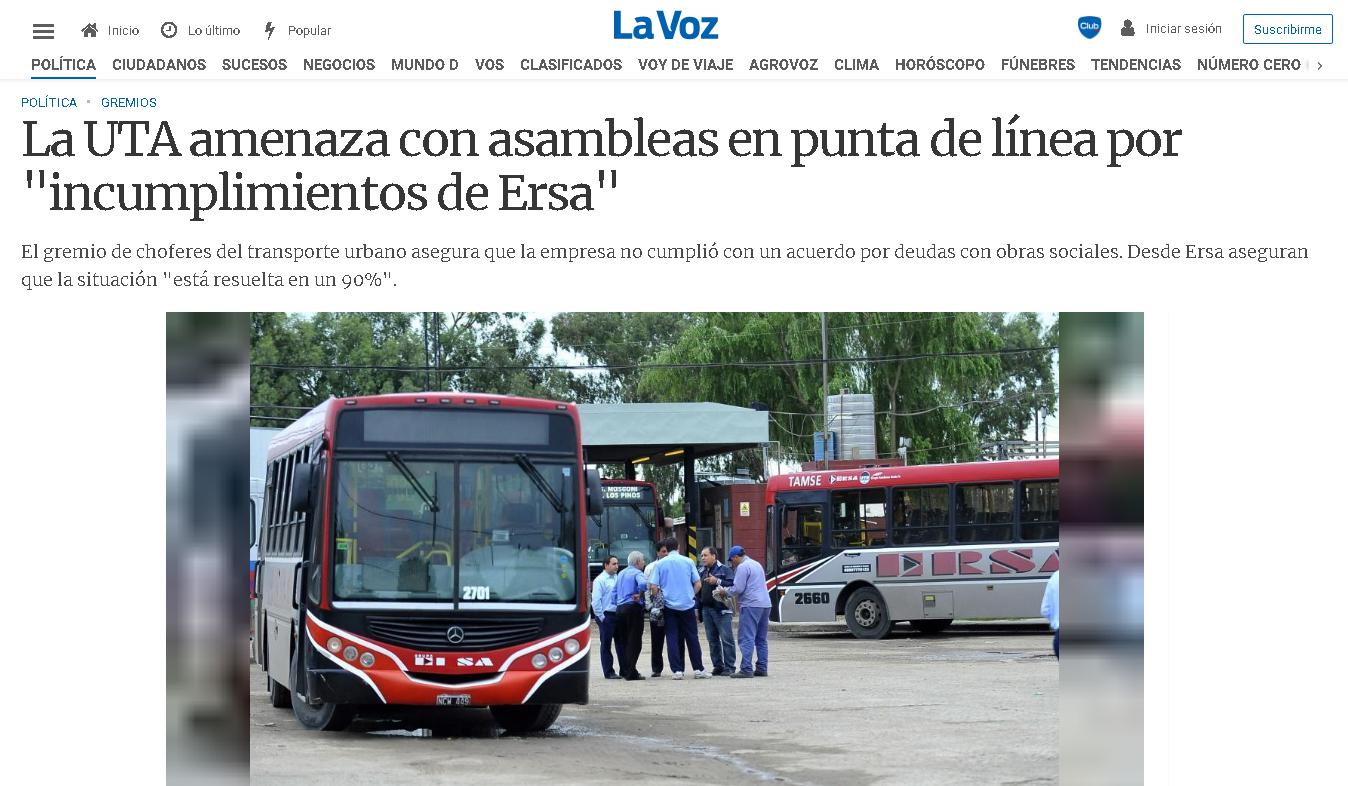ERSA, Macri, Mestre, Cambiemos, UCR, Radical, Colectivo, transporte urbano, Sistema de Transporte, Córdoba, Subsidios, Corrupción 