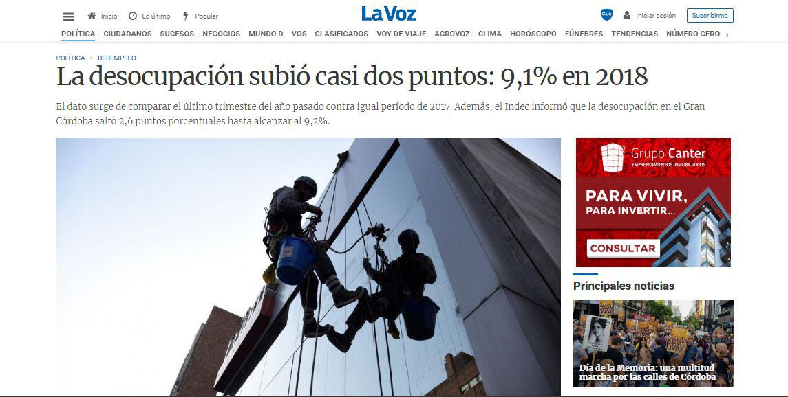 córdoba, empleo, pobreza, INDEC, Mestre, Schiaretti, De la Sota, macri, Desocupacion