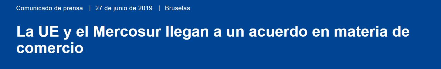  Argentina, Unión Europea, Mercosur, Colón, Colonialismo, código penal, acuerdo comercial, merkel, Macri, Bolsonaro, Bruselas, Brexit, Malvinas