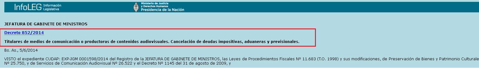 CADENA 3, Mauricio Macri, Mario Pereyra, PRO, Deuda Fiscales, Pauta Publicitaria, prórroga automática de la concesión, cadena nacional, Multimillonarias, Vicepresidente, Córdoba