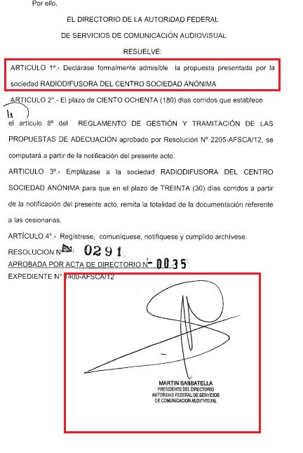 CADENA 3, Mauricio Macri, Mario Pereyra, PRO, Deuda Fiscales, Pauta Publicitaria, prórroga automática de la concesión, cadena nacional, Multimillonarias, Vicepresidente, Córdoba