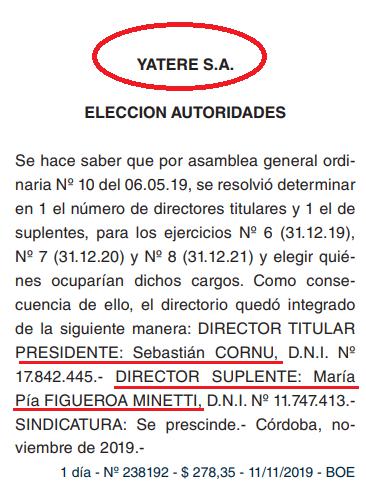 Molinos Minetti, molienda de trigo, lesa humanidad, indemnizaciones, vaciamiento empresarial, negocio inmobiliario, countries, proyecto del Ferrourbano Metropolitano