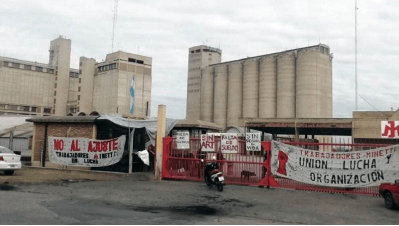 Molinos Minetti, molienda de trigo, lesa humanidad, indemnizaciones, vaciamiento empresarial, negocio inmobiliario, countries, proyecto del Ferrourbano Metropolitano