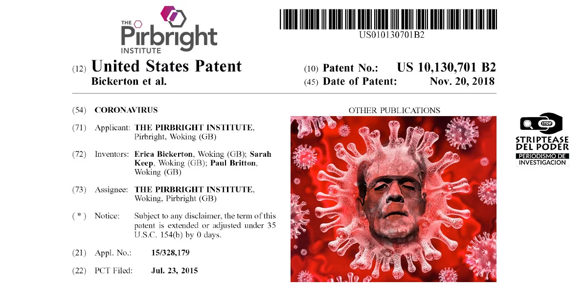 laboratorios del primer mundo, vacunas, OMG, Organismos Geneticamente Modificados, SARS Coronavirus 2, Covid 19, terrorismo biológico, geoestratégicos, doctrina del shock, SARS (Síndrome Respiratorio Agudo Grave), Coronavirus 2, Pirbright Institute, Coronavirus Group, Erica Bickerton, Sarah Keep, y Paul Britton.