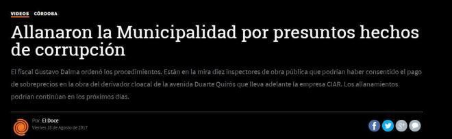 Ciar SA, Macri, Ramón Mestre, Rodrigo Rufeil, Schiaretti, legislador oficialista, Carina Cravero, Merino, Provincia de Córdoba, Obra Pública, Corrupción, robo de tierras en las sierras