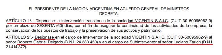 Alberto Fernandez, Economia,, Wall Street, Europa, Vicentín, Argentina, orenzini 