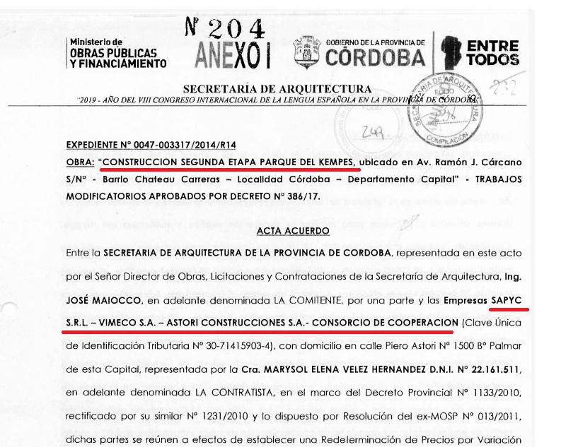 De la Sota, Juan Schiaretti, obra pública, campaña, constructora, corrupción, empresas constructora 