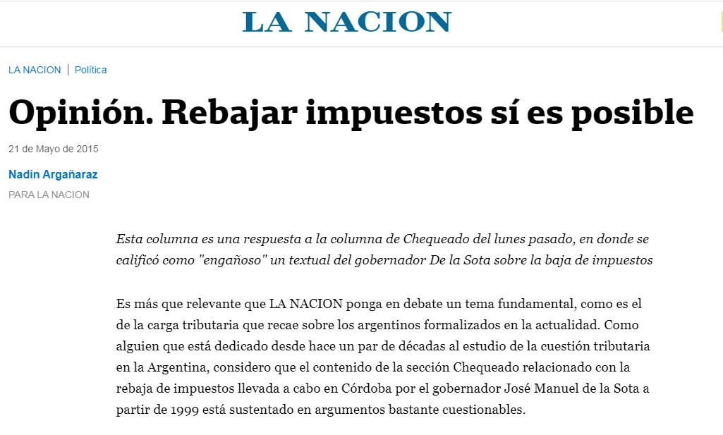 De la Sota, Schiaretti, Nadin Argañaraz, defraudación, corrupción, Fundación Mediterránea, Instituto Argentino de Análisis Fiscal, política fiscal, Córdoba, empresas, AFIP, economía, Cordobesismo