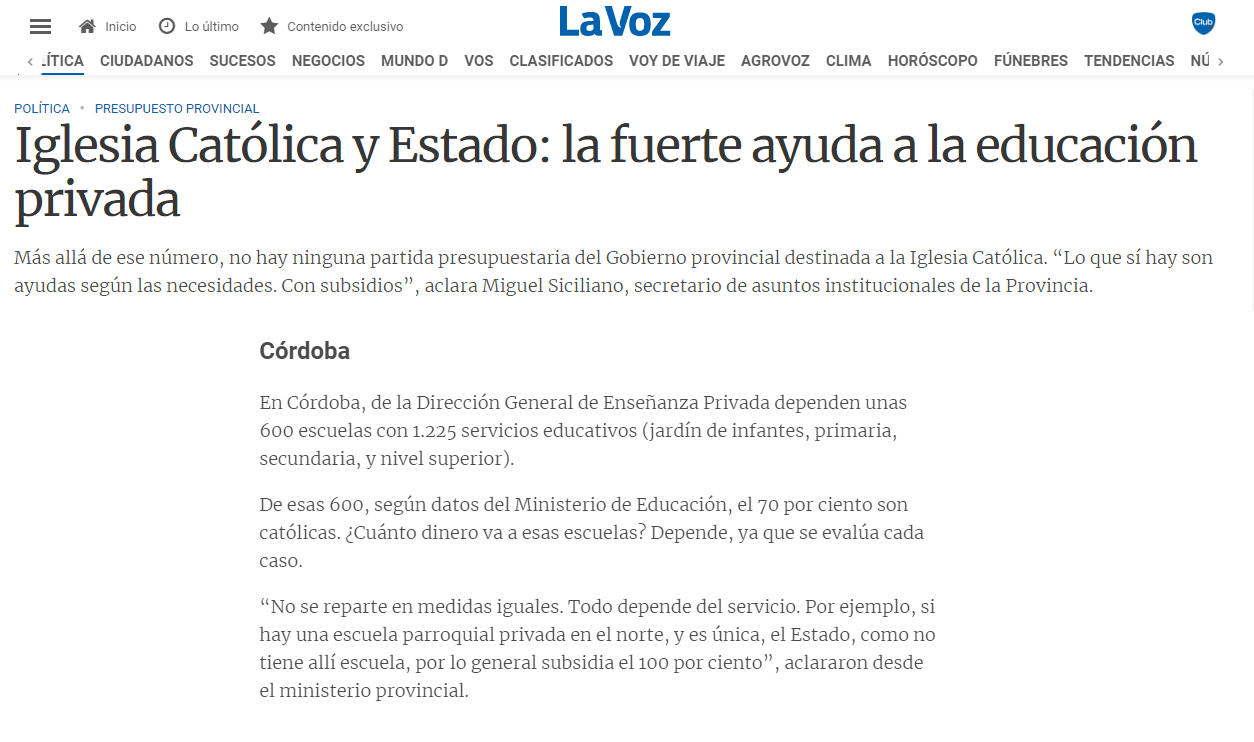 educación privada, cordobesismo, cordoba, schiaretti