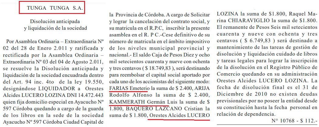 Emeterio Farías, Ulises Bueno, mafia cuartetos