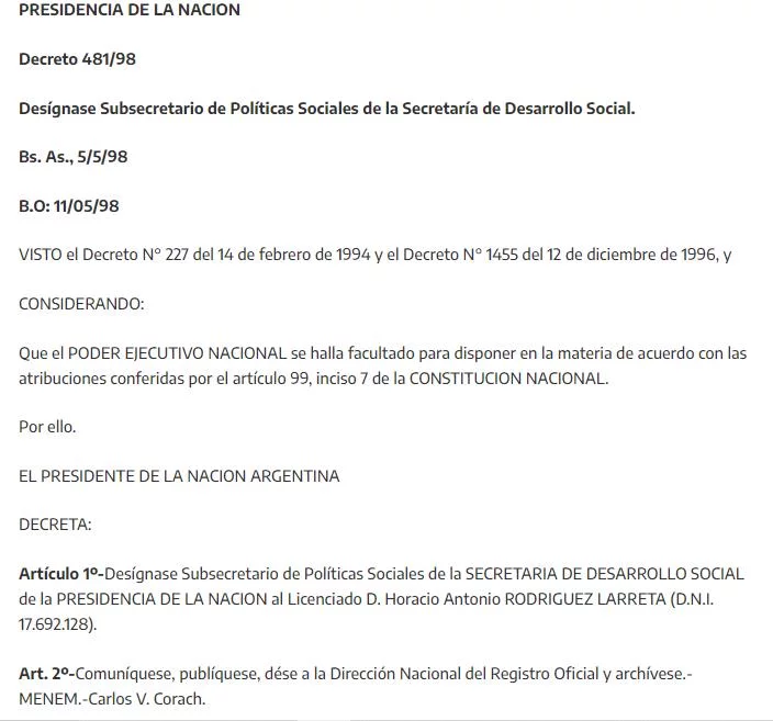 Rodriguez Larreta, oligarquía, patriciado