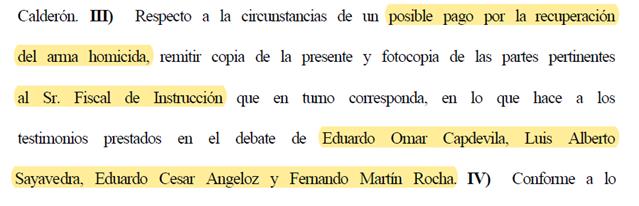 Caso Maders, Hugo Sintora, justicia Córdoba