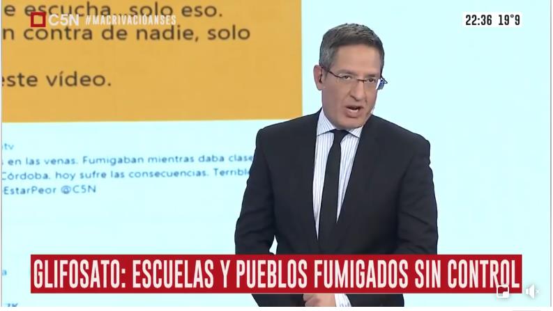 Andrés Méndez, Tomás Méndez, glifosato, fumigaciones