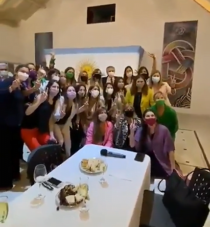 Fotogate, Olivogate, Residencia Presidencial Olivos, visitas, ALberto Fernández, Fabiola Yañez