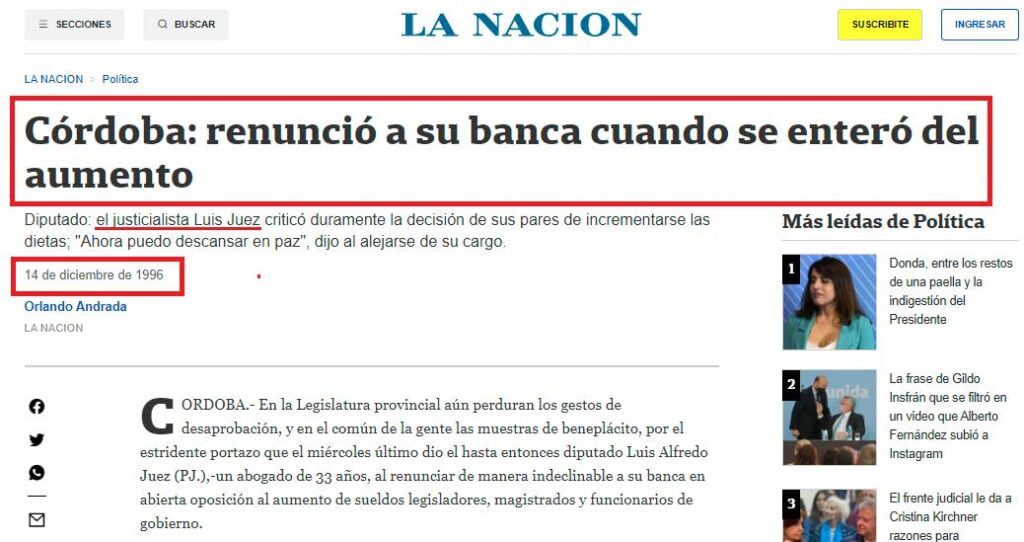 Luis Juez, el gran saltinbanquin de la política