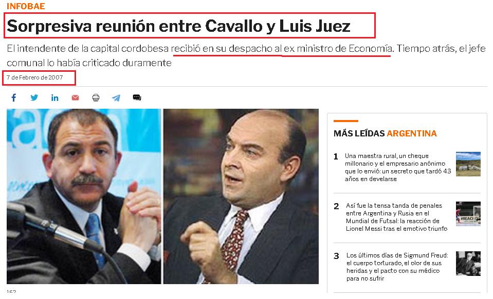 Luis Juez, el gran saltinbanquin de la política