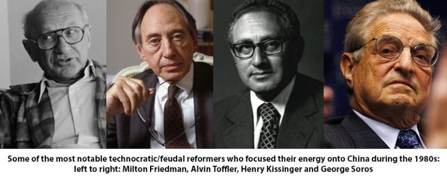 China, Kissinger, Soros, Friedman, Toffler
