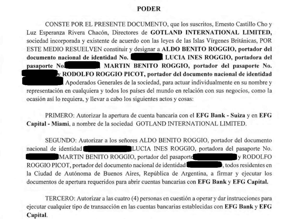 Holding Roggio, contrataciones públicas, corrupción