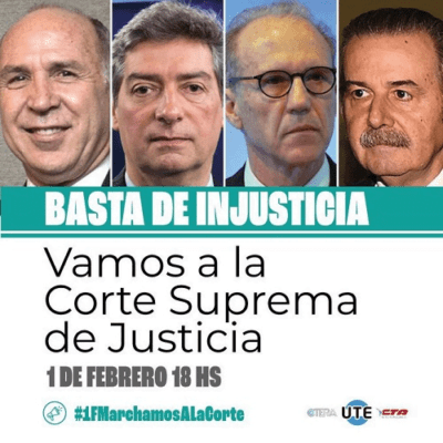 Dictadura judicial, Corte Suprema, Macri, Magnetto, Rosatti, Rosenkrantz, Maqueda, Lorenzetti, encarpetados