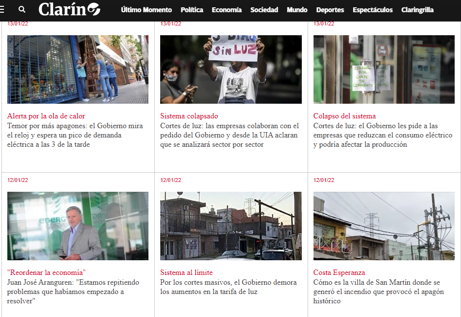 Caputo, Macri, Central Puerto, corte luz 11/1