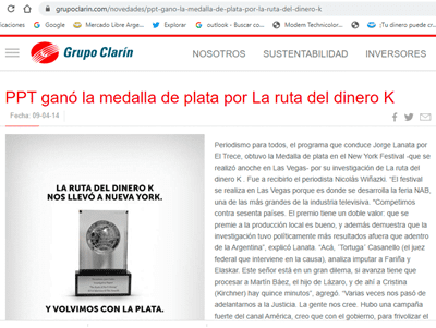 Jorge Lanata, offshore Miami, PPT, Mauricio Macri, Elba Marcovecchio, Jaime Stiuso