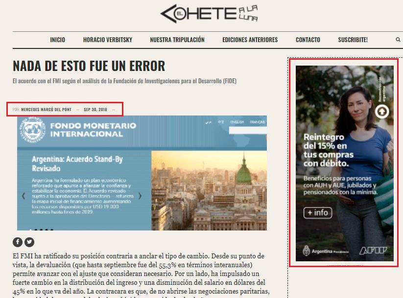 Perro Horacio Verbistky, Cohete a la Luna, periodismo marrón