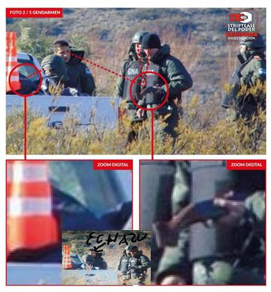 Santiago Maldonado, conmoción Gendarmería, coartada Echazú, Patricia Bullrich, Esteban Bullrich