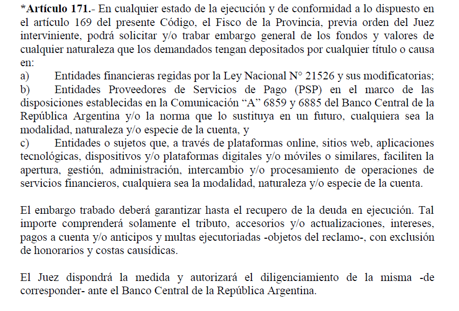 Cordobesismo,embargo cuentas sueldo, recaudación medieval impuestos, Juan Schiaretti