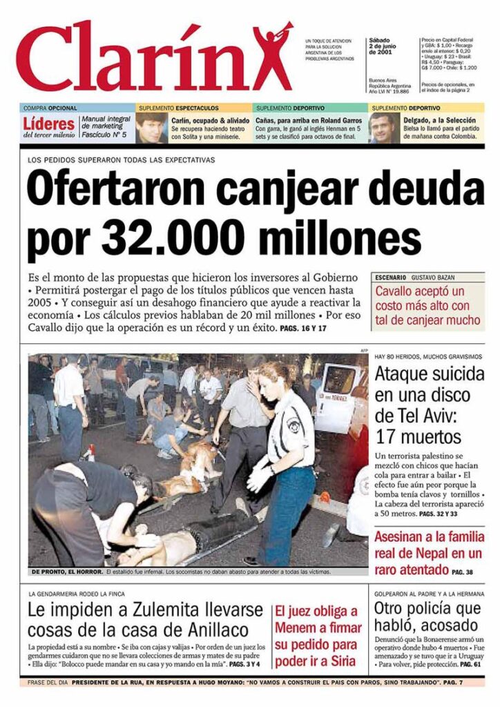 Daniel Marx, hombre-deuda, Banco Rio, Citicorp, Templeten, Darby Overseas, Blackrock, Megacanjes
